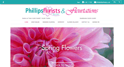 Desktop Screenshot of phillipsflorists.co.uk